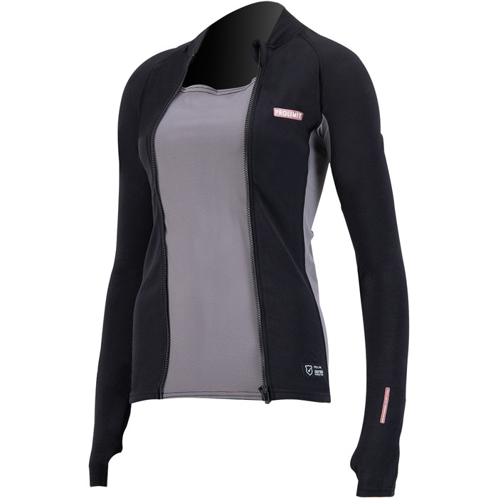 2024 Prolimit Womens Loosefit Convertible SUP Top 14705 - Black Light Grey